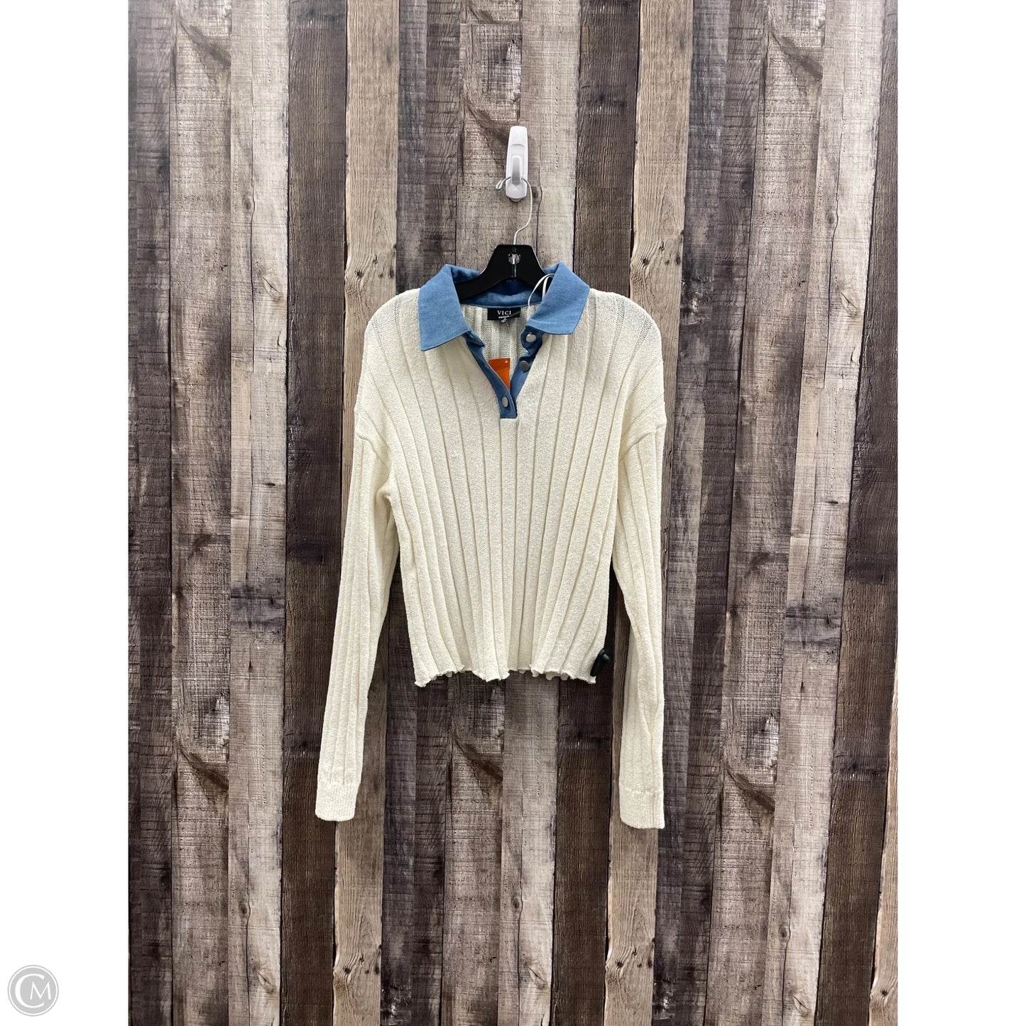 Sweater By Vici In Cream, Size: M