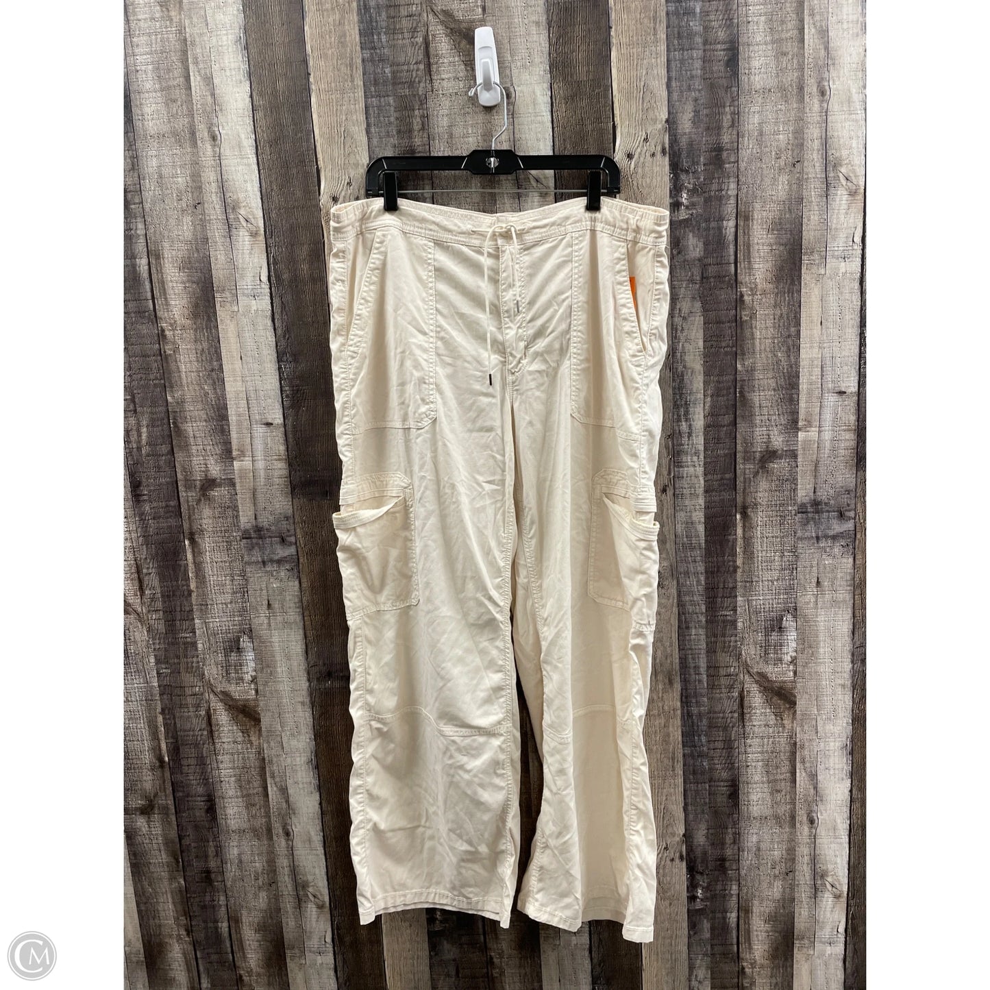 Pants Wide Leg By American Eagle In Ivory, Size: 18