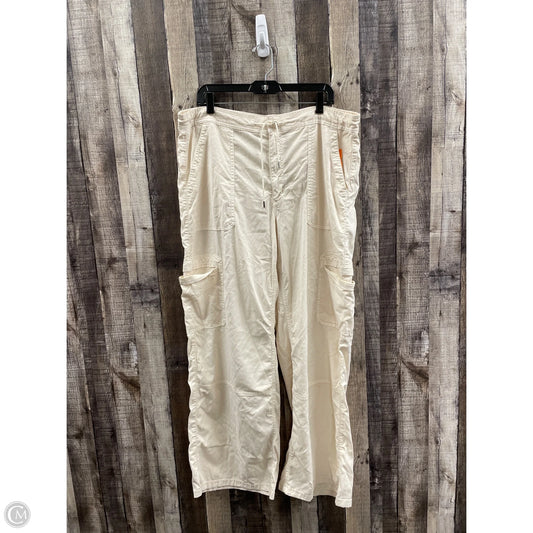 Pants Wide Leg By American Eagle In Ivory, Size: 18