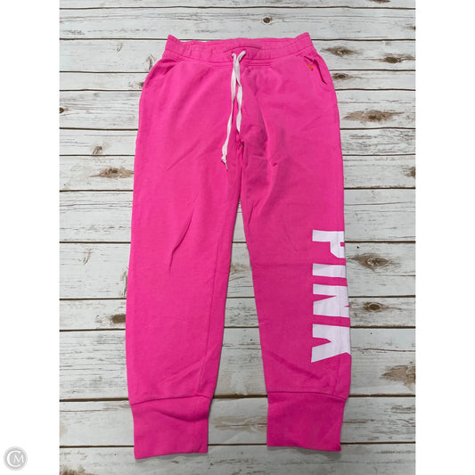 Athletic Pants By Pink In Pink, Size: S