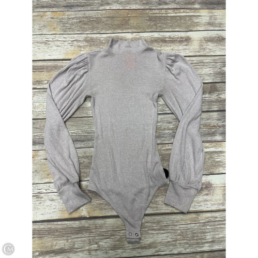 Bodysuit By Express In Tan, Size: Xs