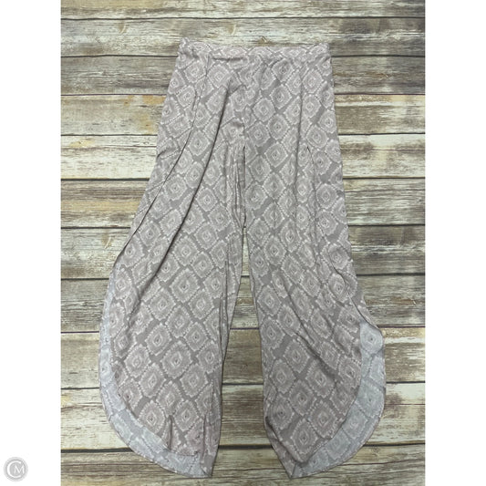 Pants Wide Leg By Cme In Tan, Size: S