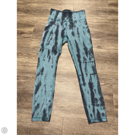 Athletic Leggings By Lululemon In Tie Dye Print, Size: 4