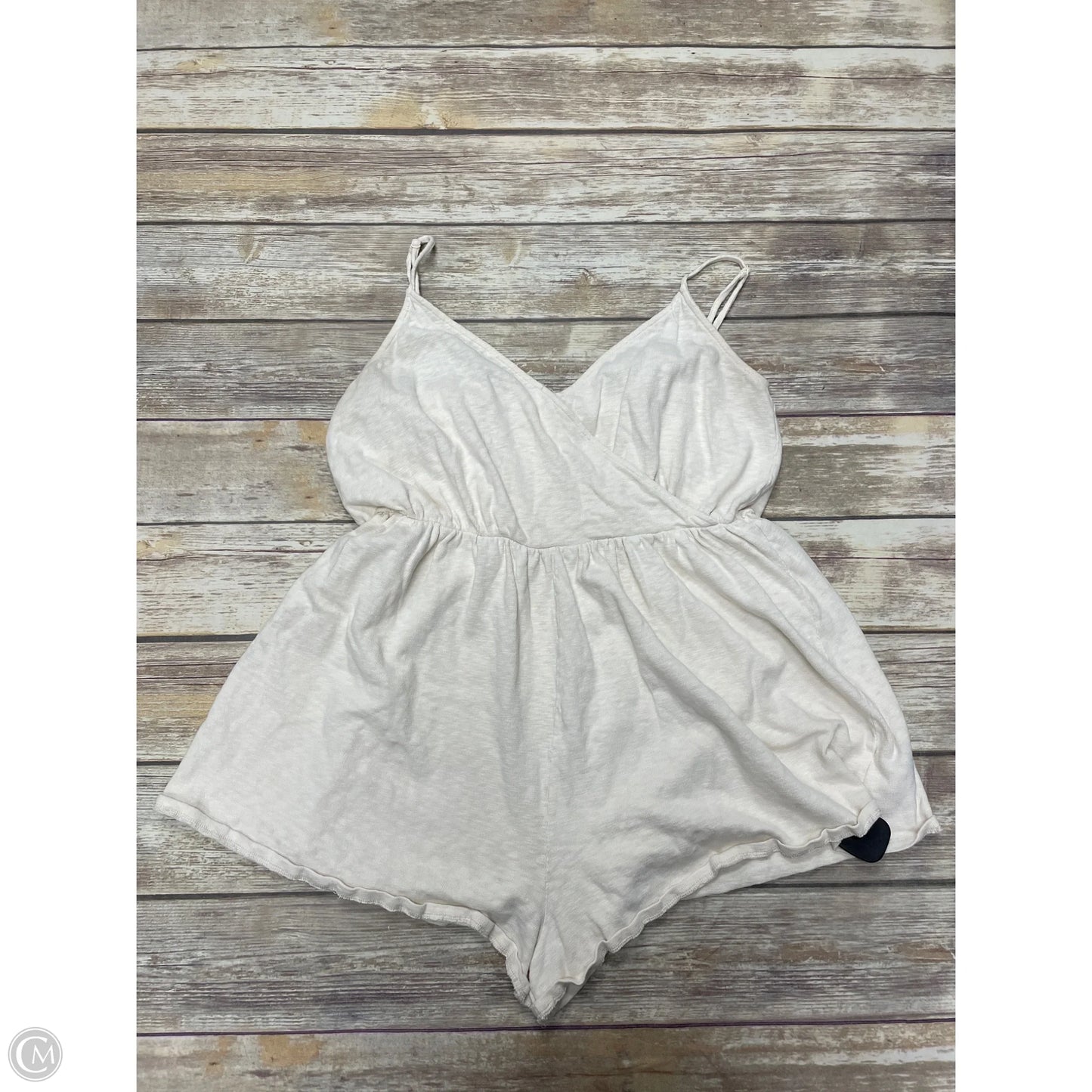 Romper By American Eagle In Ivory, Size: L