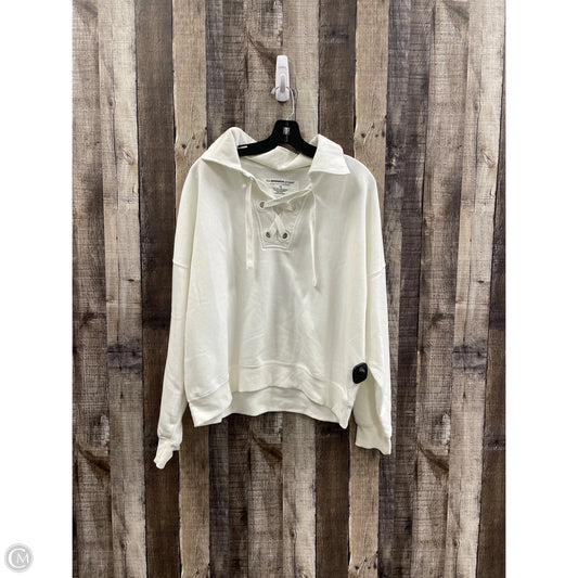 Sweatshirt Collar By Cme In White, Size: 1x