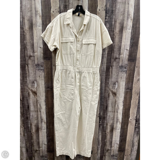 Jumpsuit By Universal Thread In Ivory, Size: L