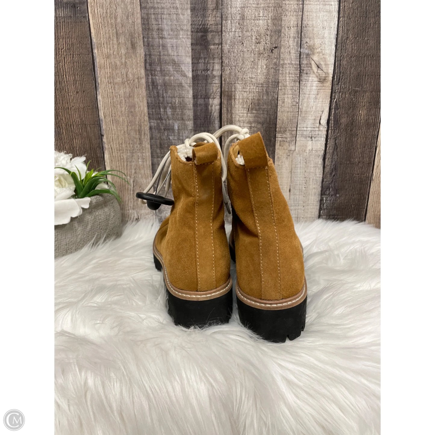 Boots Ankle Flats By Splendid In Tan, Size: 8.5