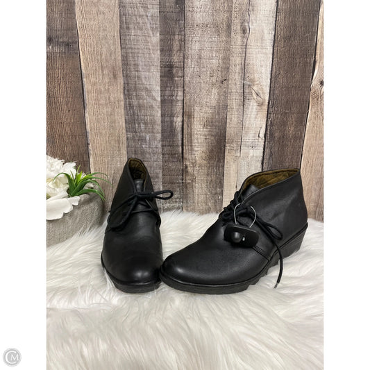 Boots Ankle Heels By Fly London In Black, Size: 9.5