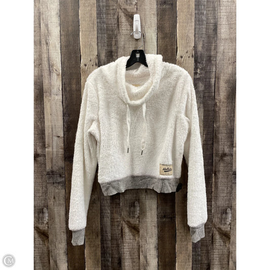 Jacket Fleece By Hollister In White, Size: M