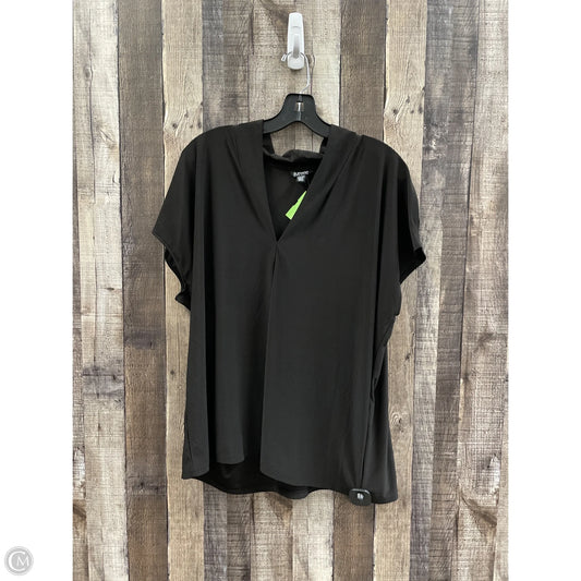 Top Short Sleeve By Buffalo David Bitton In Black, Size: Xxl
