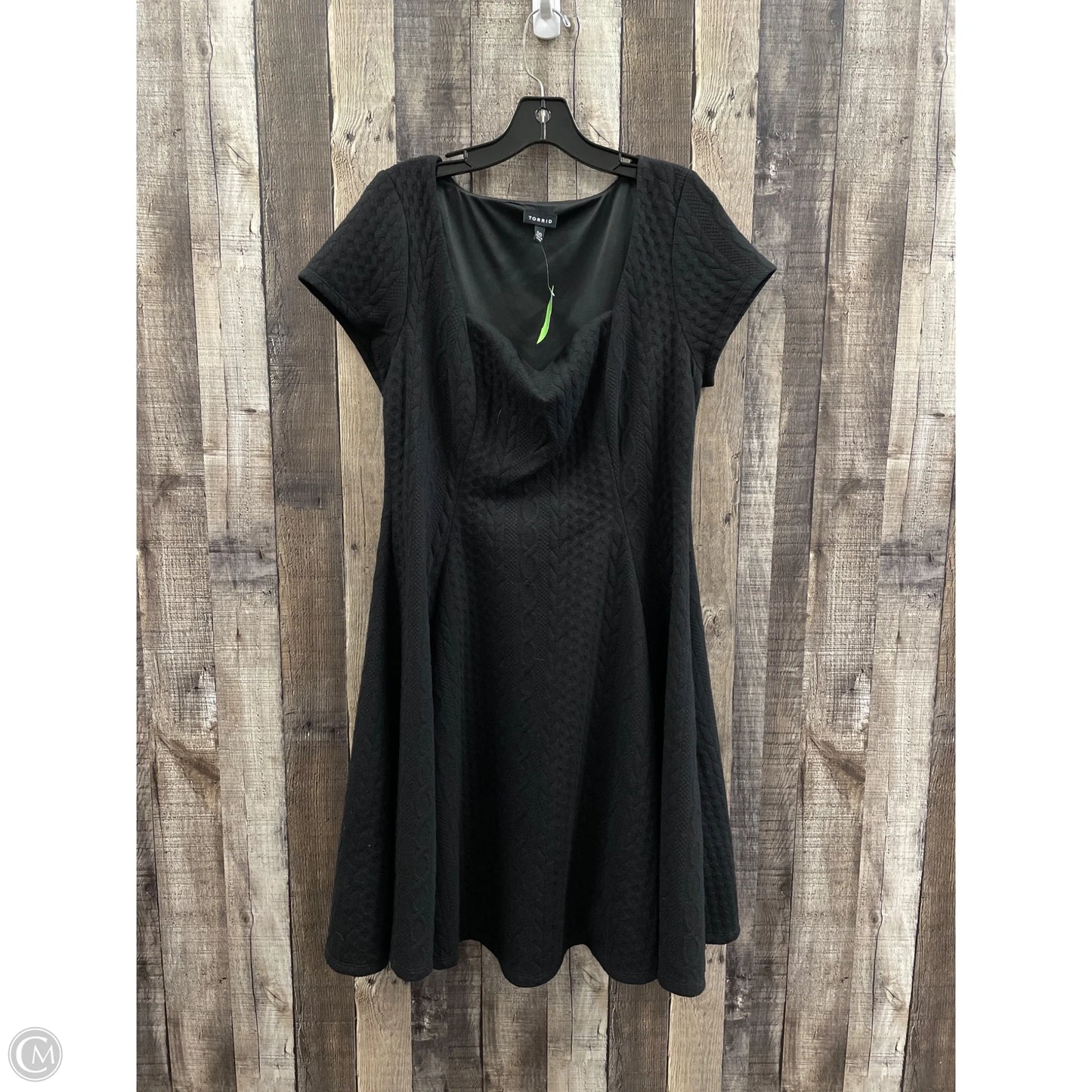 Dress Casual Midi By Torrid In Black, Size: M
