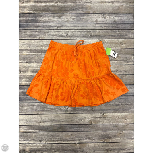 Skirt Mini & Short By So In Orange, Size: Xl