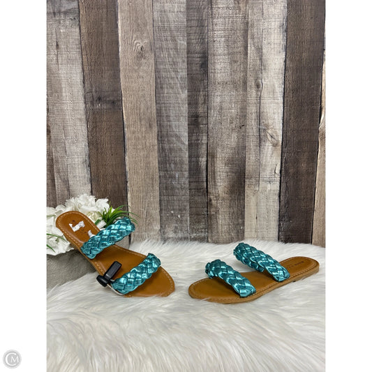 Sandals Flats By Rock And Candy In Blue, Size: 8.5
