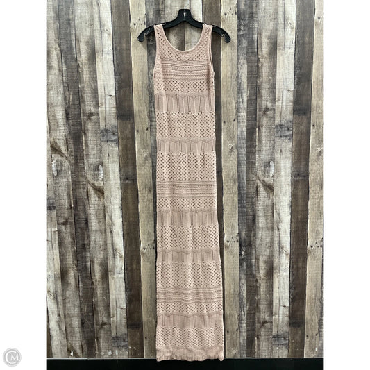 Dress Casual Maxi By Cme In Taupe, Size: M