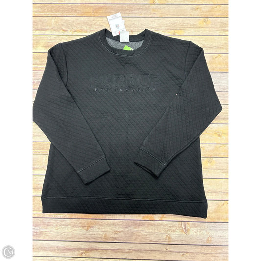Athletic Sweatshirt Crewneck By Champion In Black, Size: M