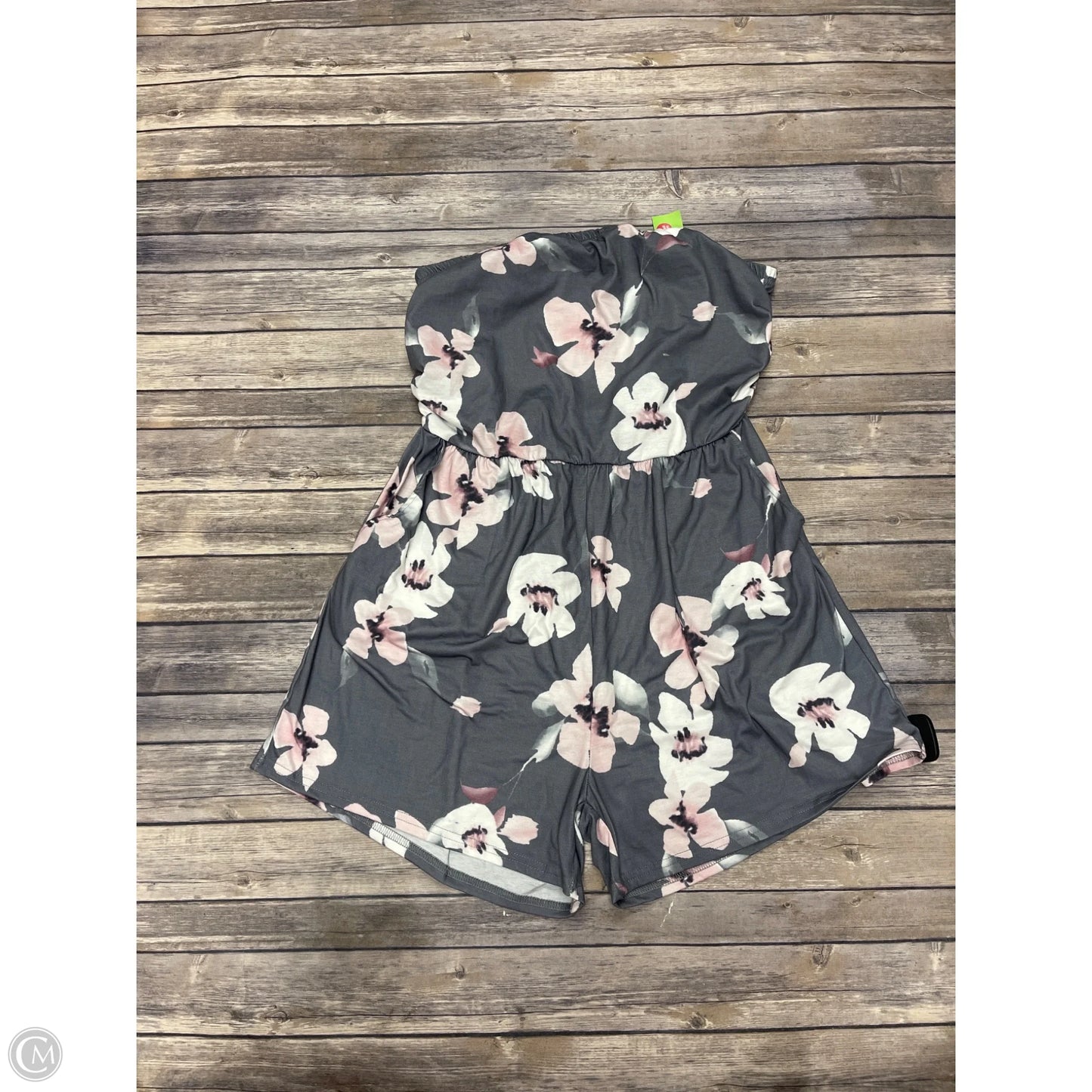 Romper By Cmf In Grey, Size: Xxl