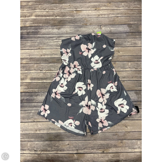 Romper By Cmf In Grey, Size: Xxl