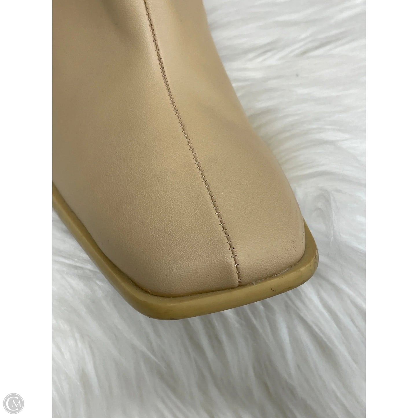 Boots Knee Heels By Cme In Tan, Size: 8