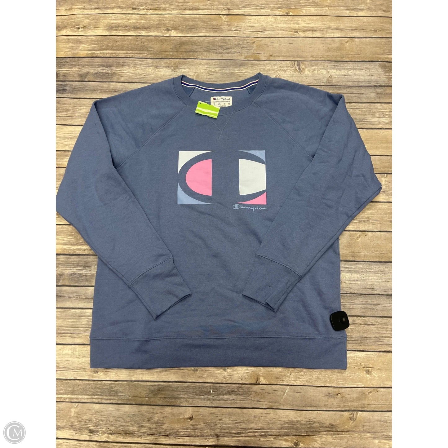 Sweatshirt Crewneck By Champion In Blue, Size: 2x
