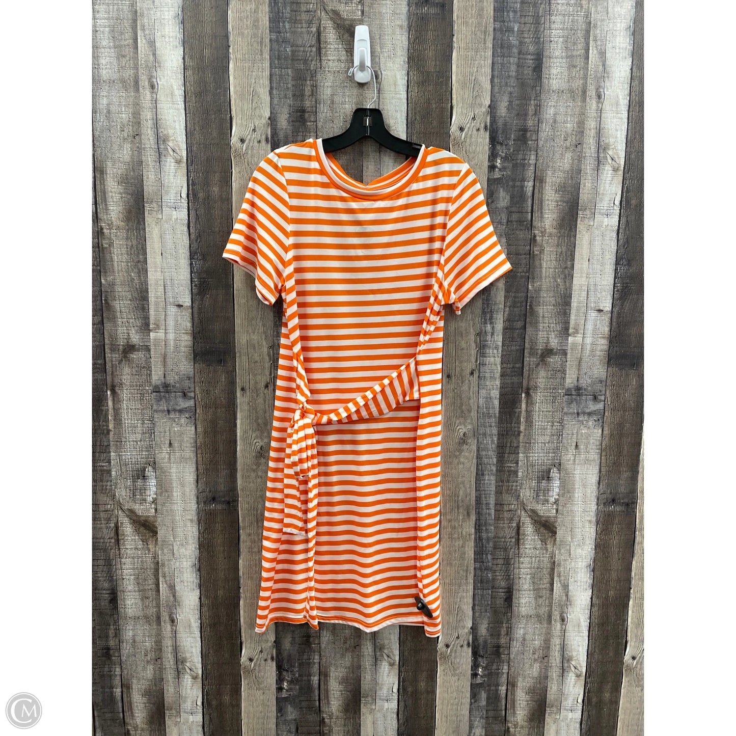 Dress Casual Midi By Shein In Orange, Size: 2x