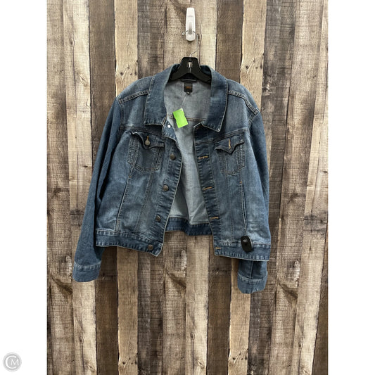 Jacket Denim By Jag In Blue Denim, Size: 2x