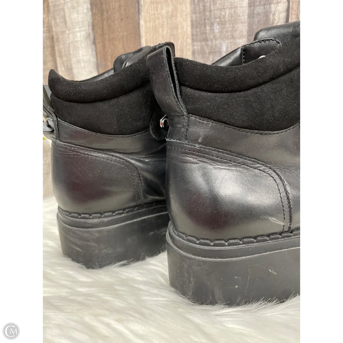 Boots Combat By Marc Fisher In Black, Size: 7.5