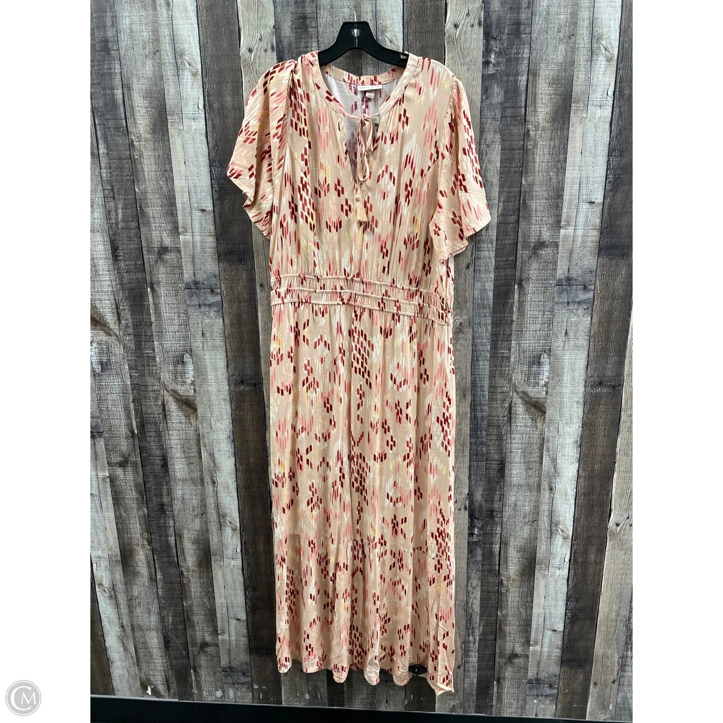 Dress Casual Maxi By Knox Rose In Pink, Size: Xl