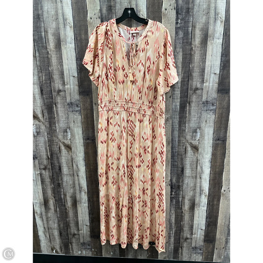 Dress Casual Maxi By Knox Rose In Pink, Size: Xl