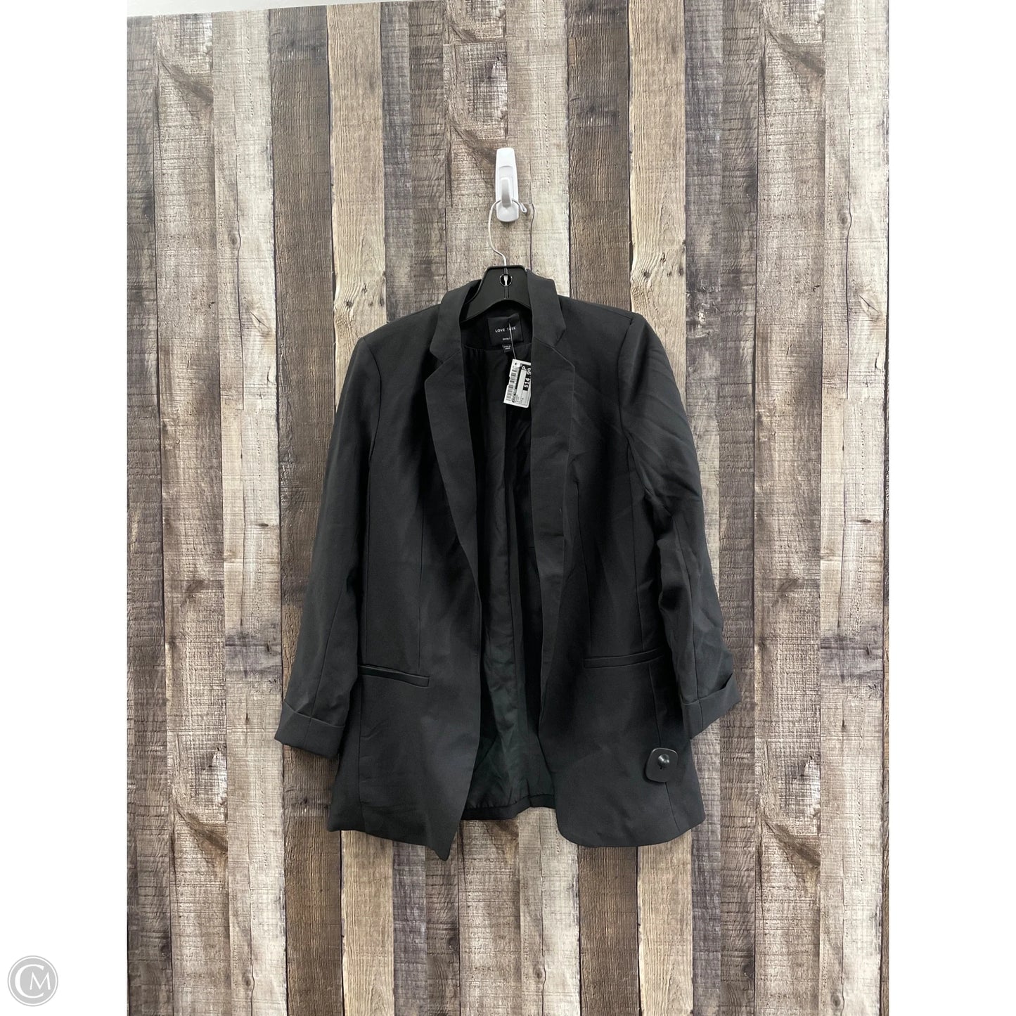 Blazer By Love Tree In Black, Size: S