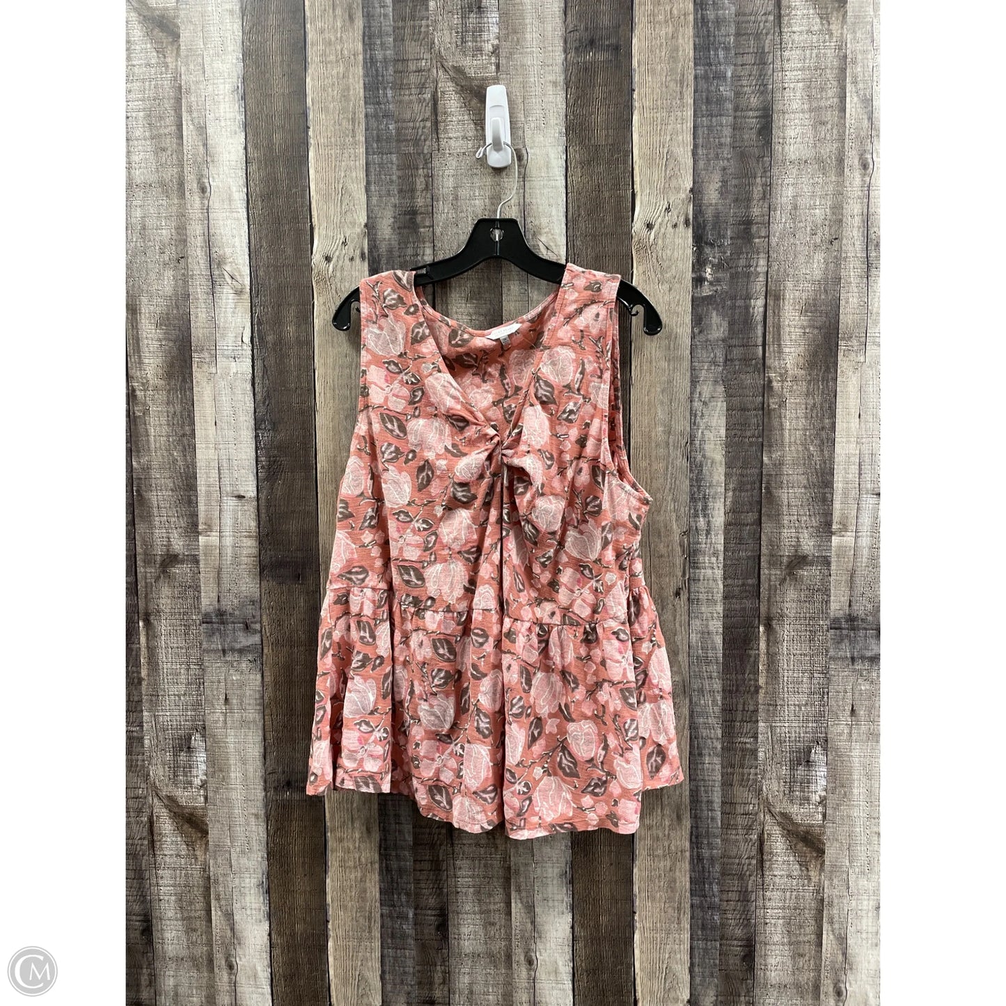 Top Sleeveless By Lucky Brand In Pink, Size: 3x