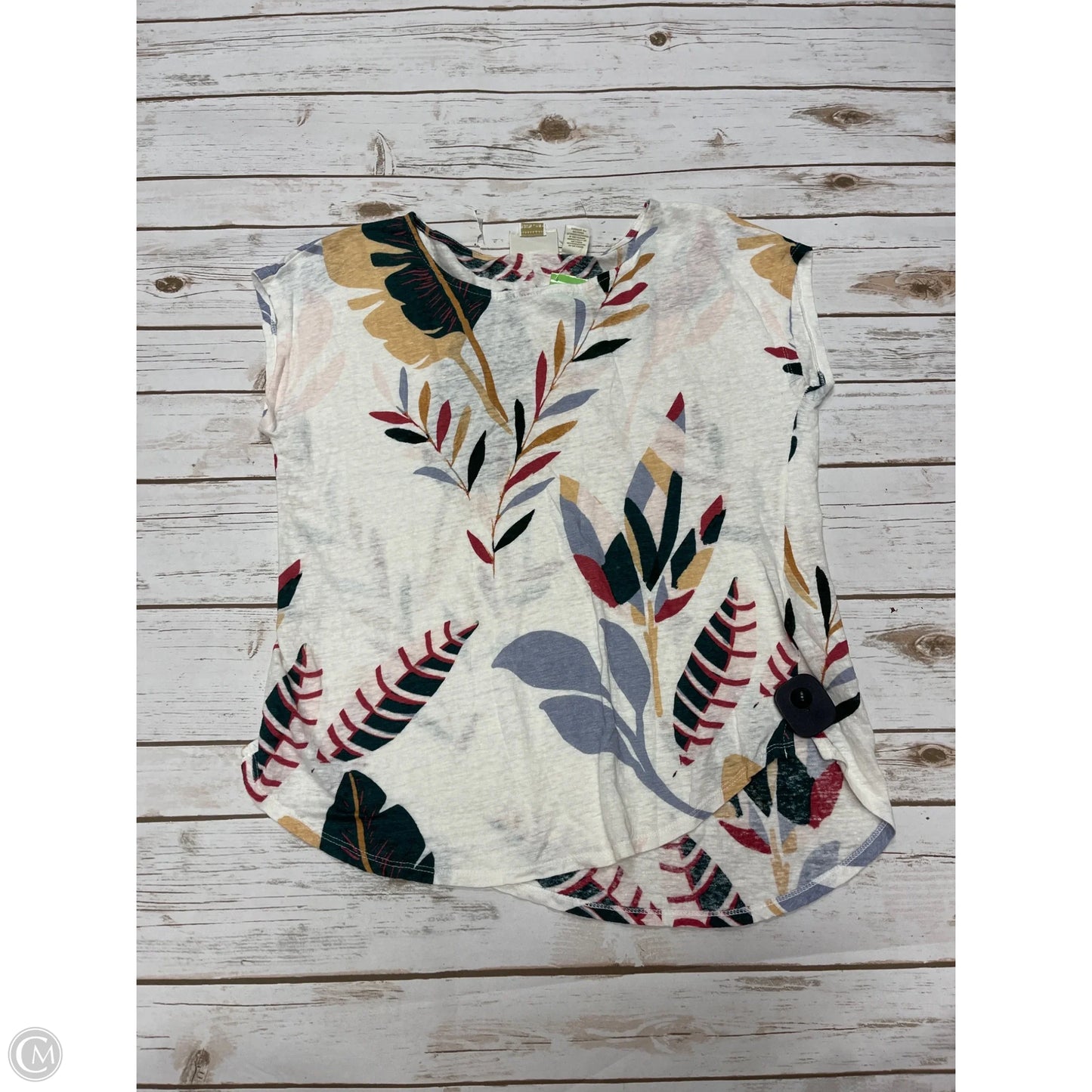 Top Short Sleeve By Cynthia Rowley In Multi-colored, Size: S
