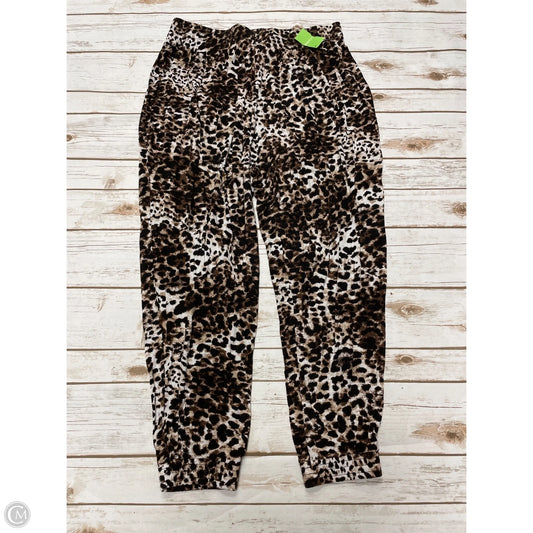 Pants Joggers By H&m In Animal Print, Size: L