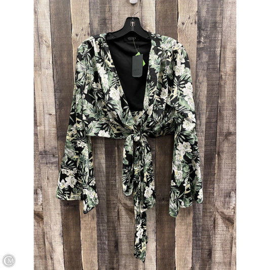 Top Long Sleeve By Akira In Multi-colored, Size: Xl