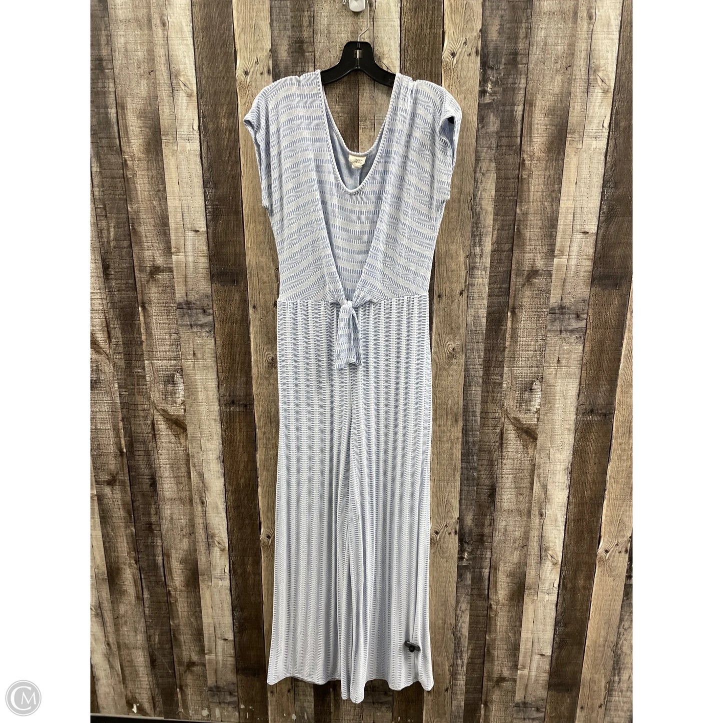 Jumpsuit By Caution To The Wind In Blue & White, Size: L