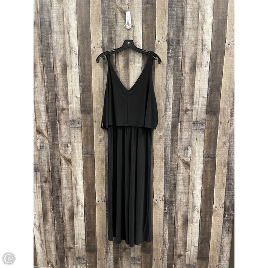 Jumpsuit By Tahari By Arthur Levine In Black, Size: L
