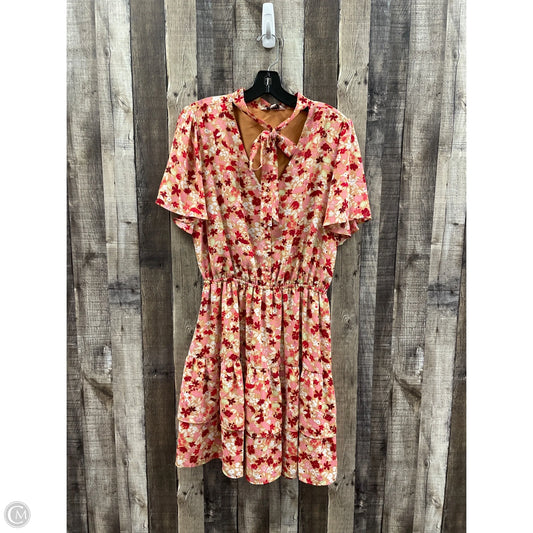 Dress Casual Short By Nanette Lepore In Floral Print, Size: L