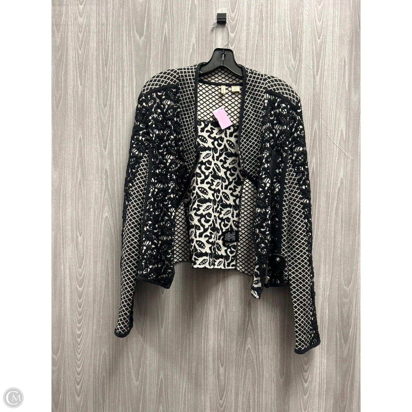 Jacket Other By Moth In Black & White, Size: M