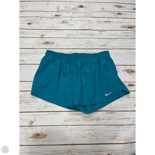 Athletic Shorts By Nike In Teal, Size: Xl