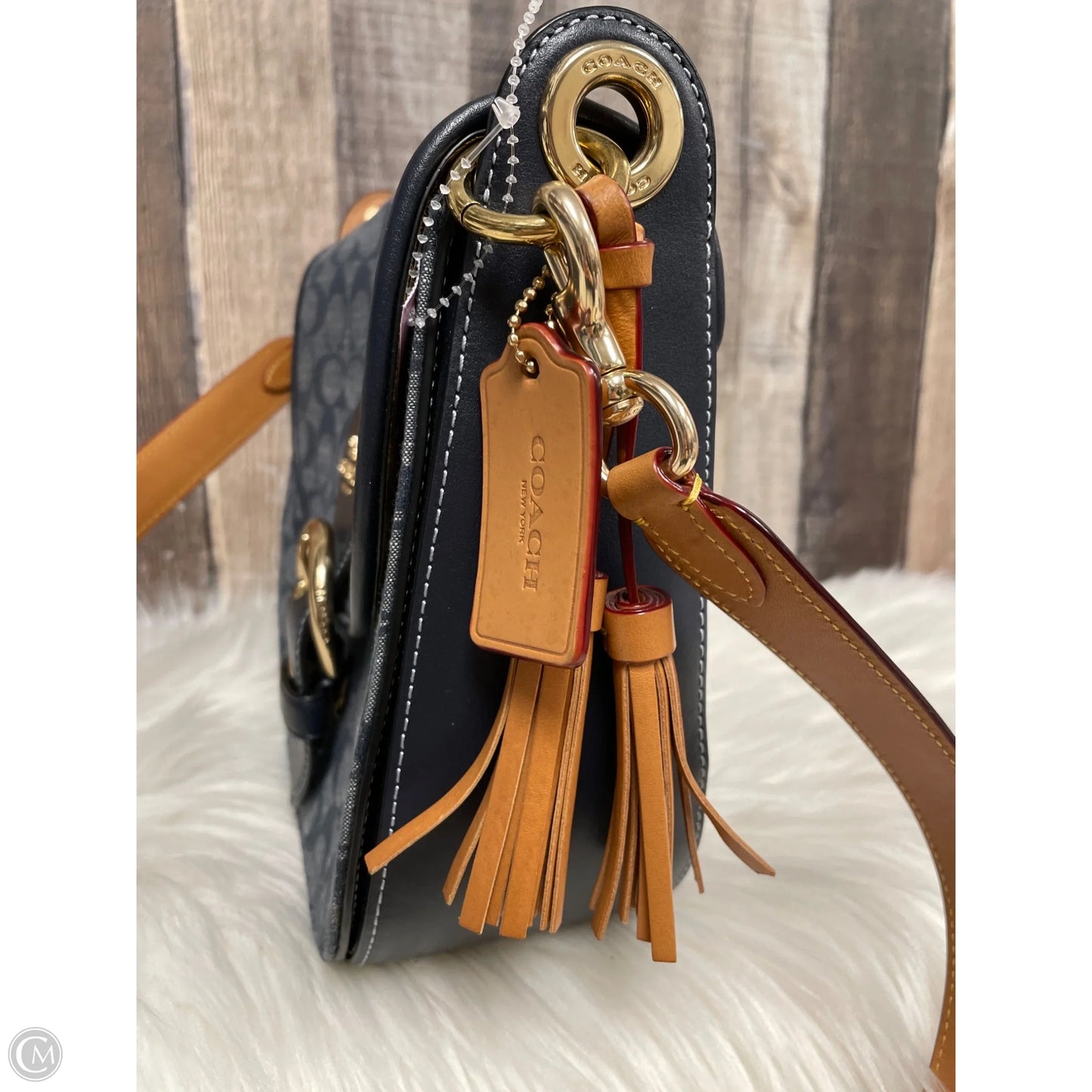 Crossbody Designer By Coach, Size: Medium