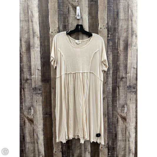 Dress Casual Midi By Umgee In Beige, Size: L