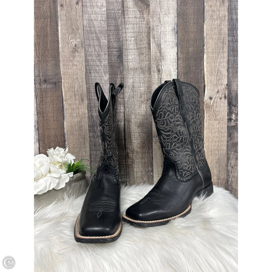 Boots Western By Ariat In Black, Size: 9
