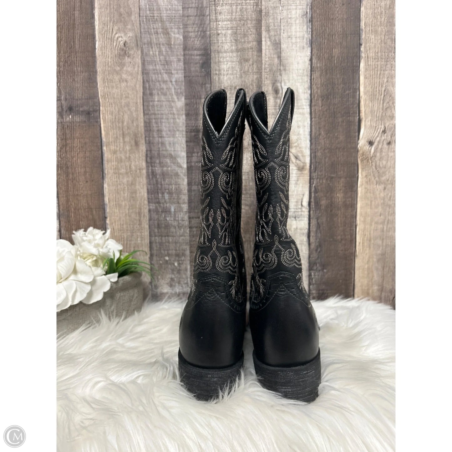 Boots Western By Ariat In Black, Size: 9