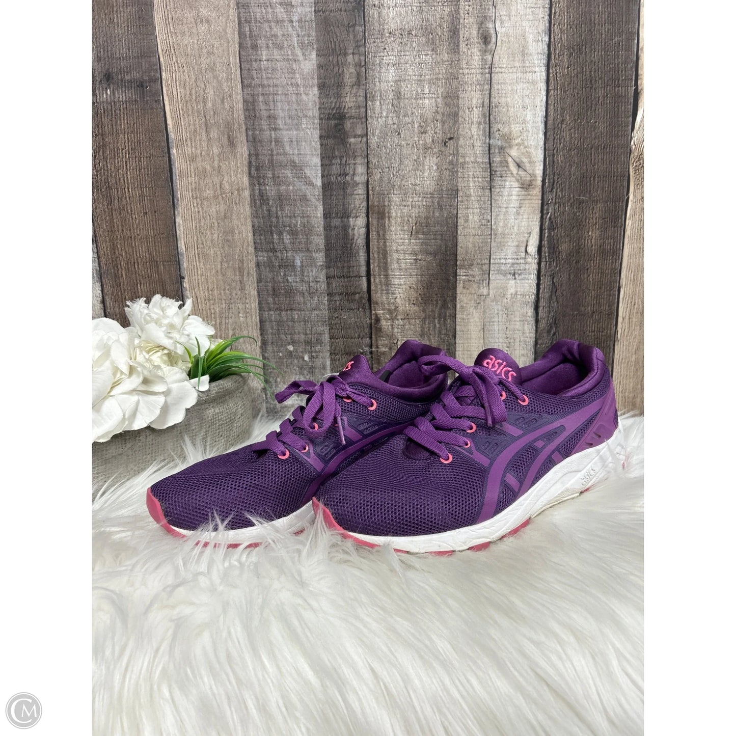 Shoes Athletic By Asics In Purple, Size: 8.5