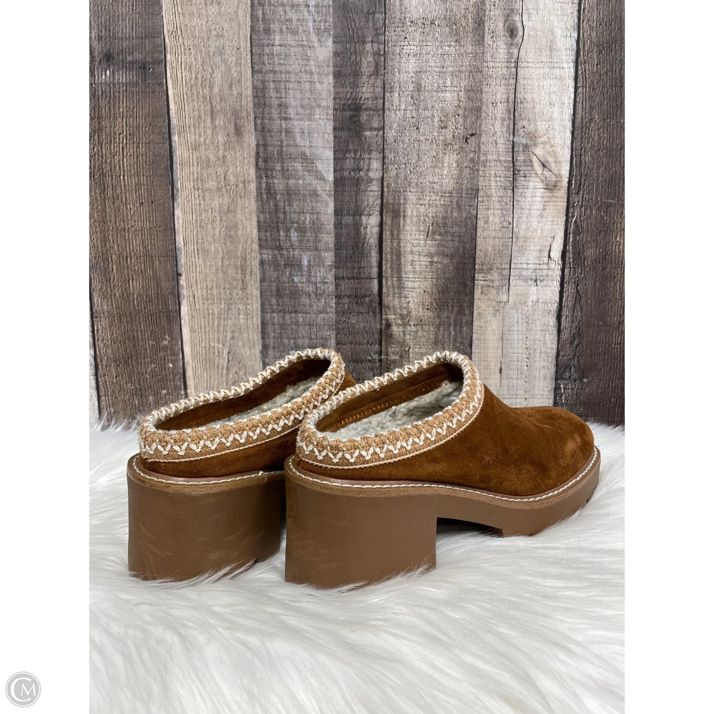 Shoes Heels Block By Steve Madden In Brown, Size: 6.5