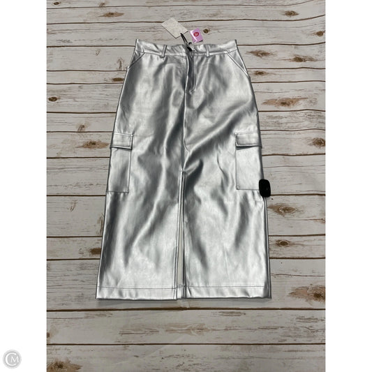 Skirt Midi By Cme In Silver, Size: M