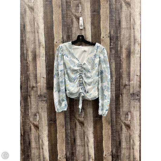 Top Long Sleeve By Cme In Floral Print, Size: S