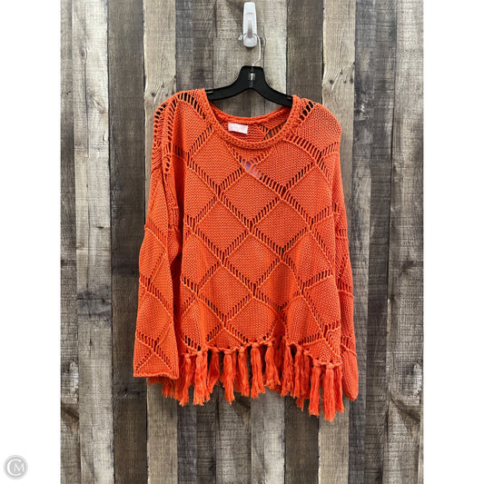 Sweater By Pink Lily In Orange, Size: S