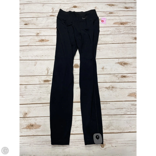 Athletic Leggings By Nike In Black, Size: Xs