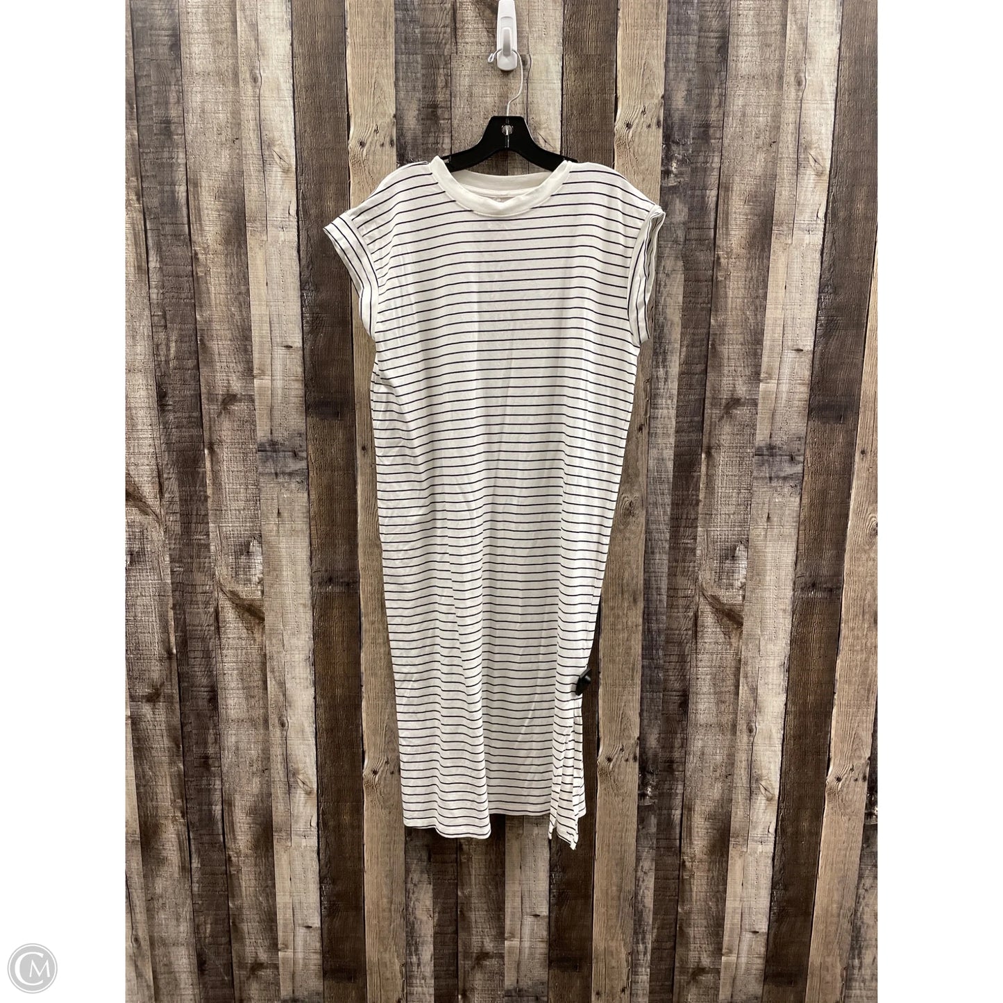 Dress Casual Maxi By A New Day In Striped Pattern, Size: M