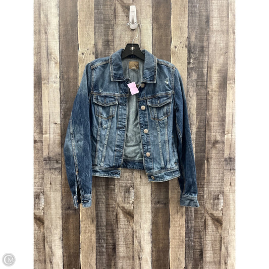 Jacket Denim By American Eagle In Blue Denim, Size: S